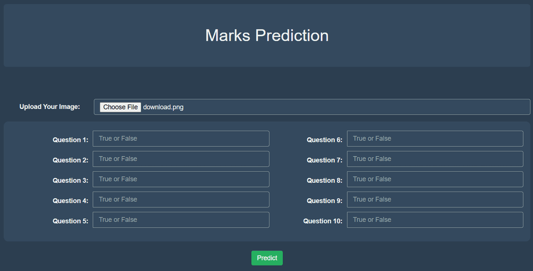 Evaluation of Handwritten Answer Sheets
